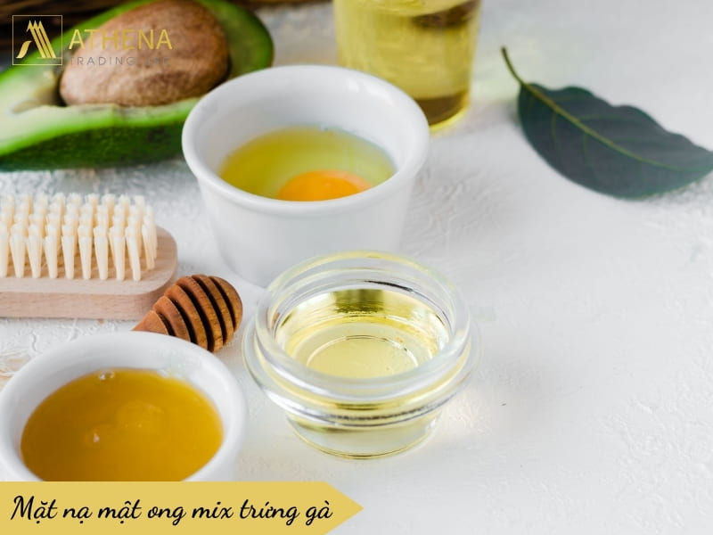 Mặt nạ mật ong mix trứng gà