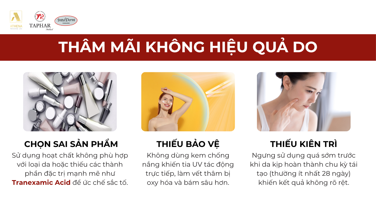 Lý do thâm mụn mãi