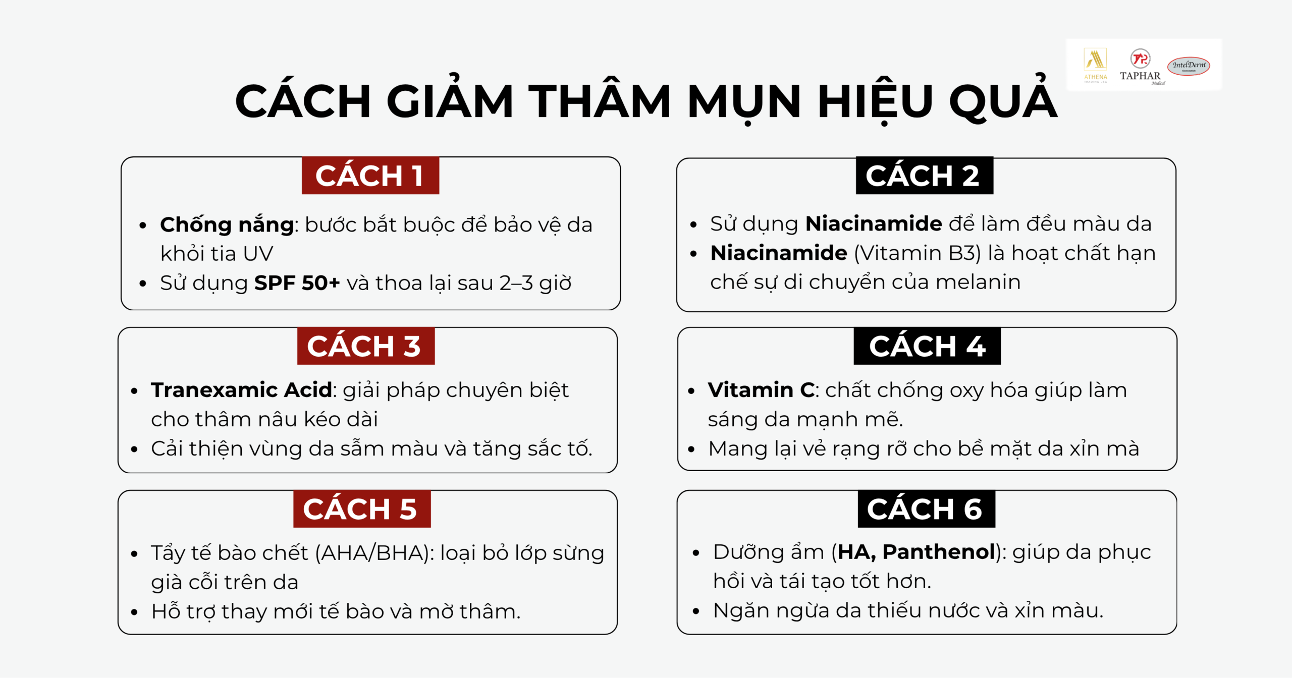 cách giảm thâm mụn