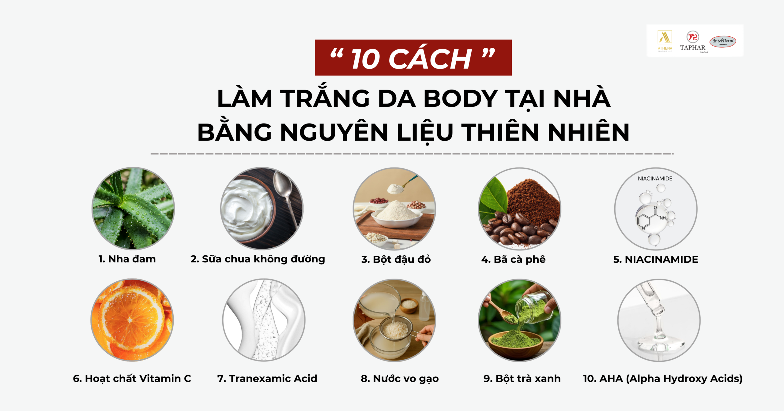 10 cách làm trắng da body tại nhà bằng nguyên liệu thiên nhiên