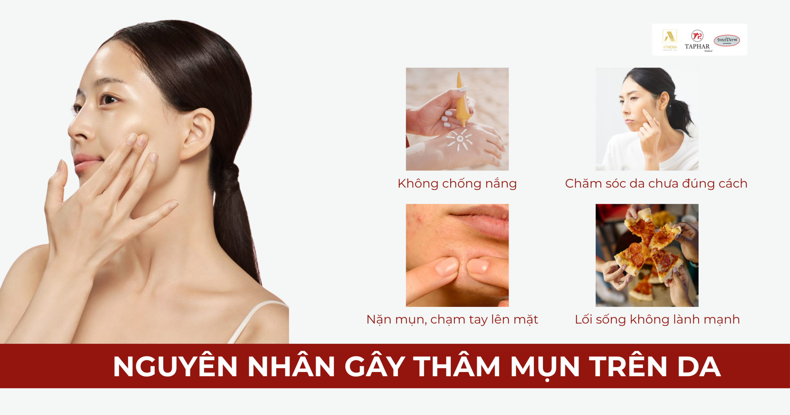 cách giảm thâm mụn trên da