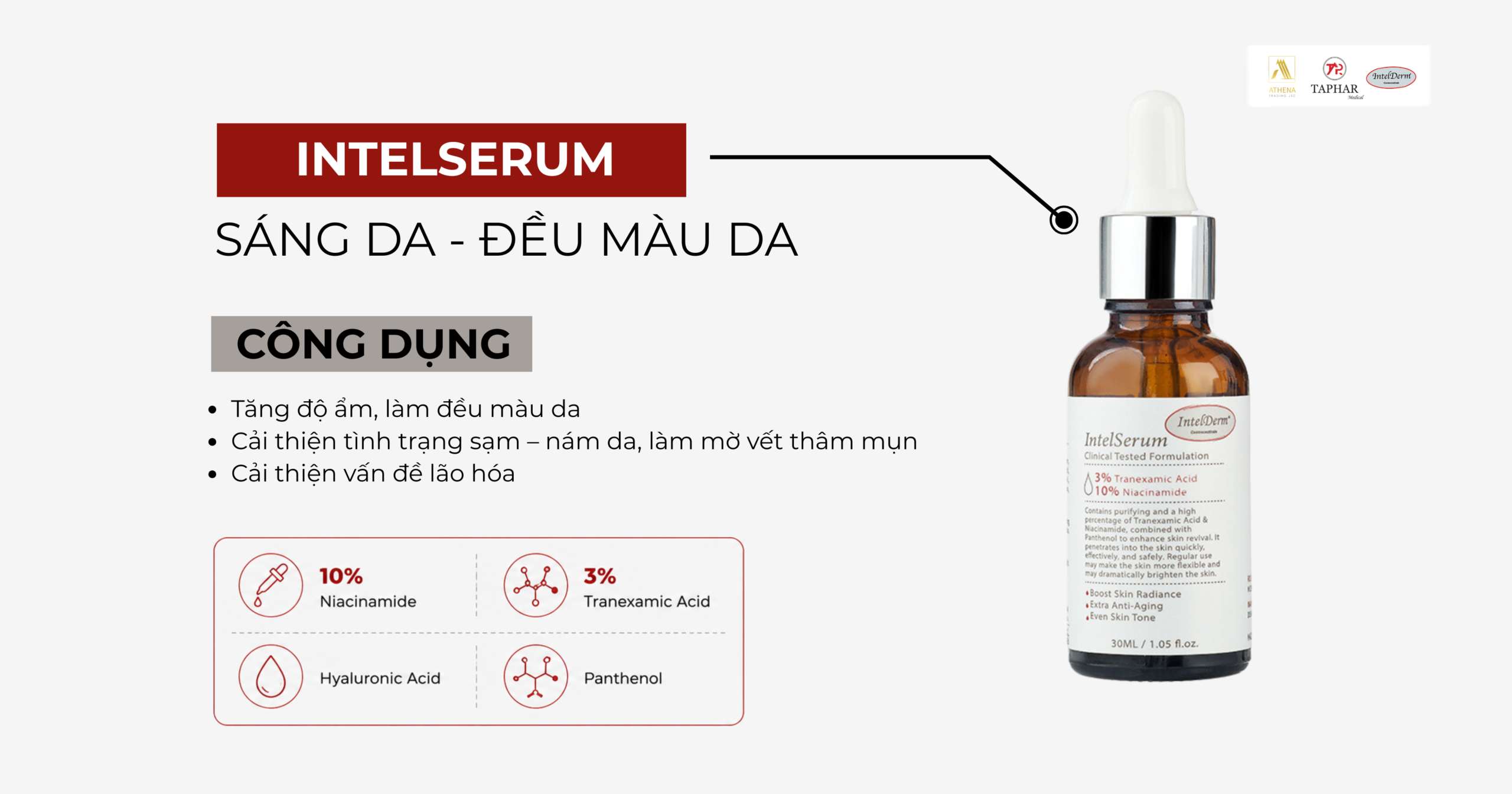  IntelSerum hỗ trợ da xỉn màu và không đều màu 