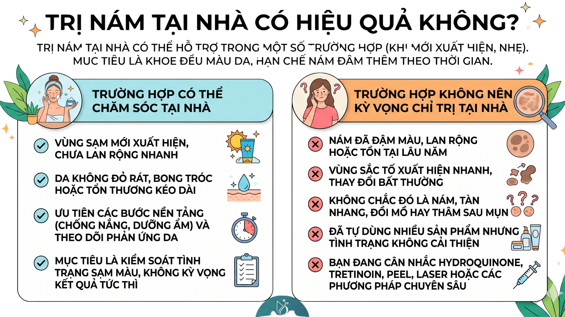 Trị nám tại nhà có hiệu quả không