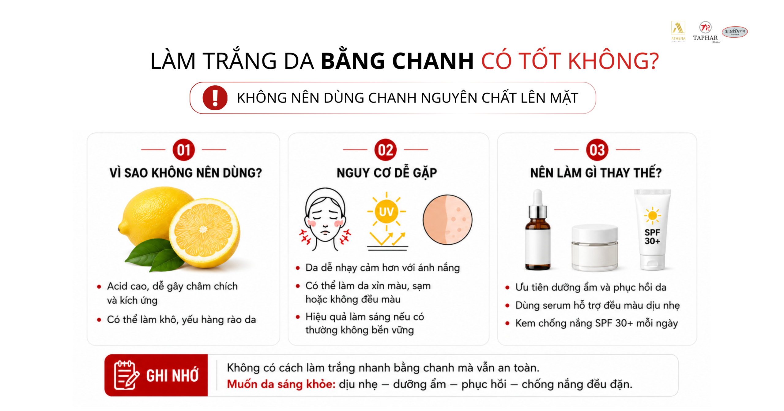 làm trắng da bằng chanh có tốt không và có bắt nắng không