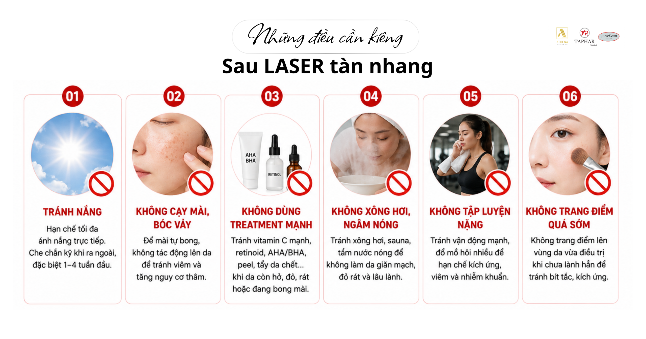 sau khi bắn laser tàn nhang nên kiêng gì để tránh thâm