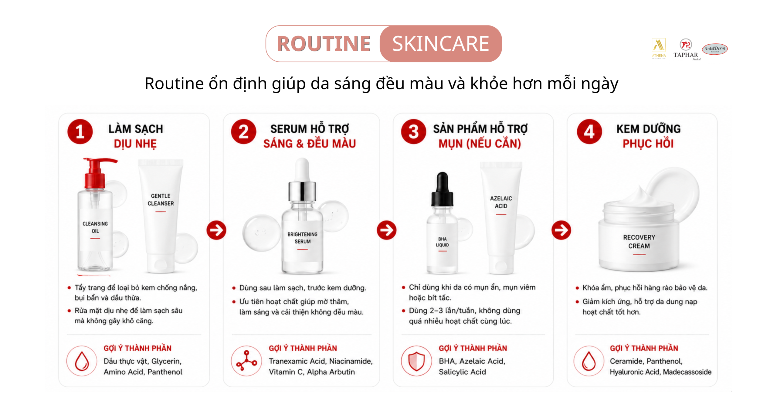 skincare ban đêm cho da xỉn màu và thâm mụn