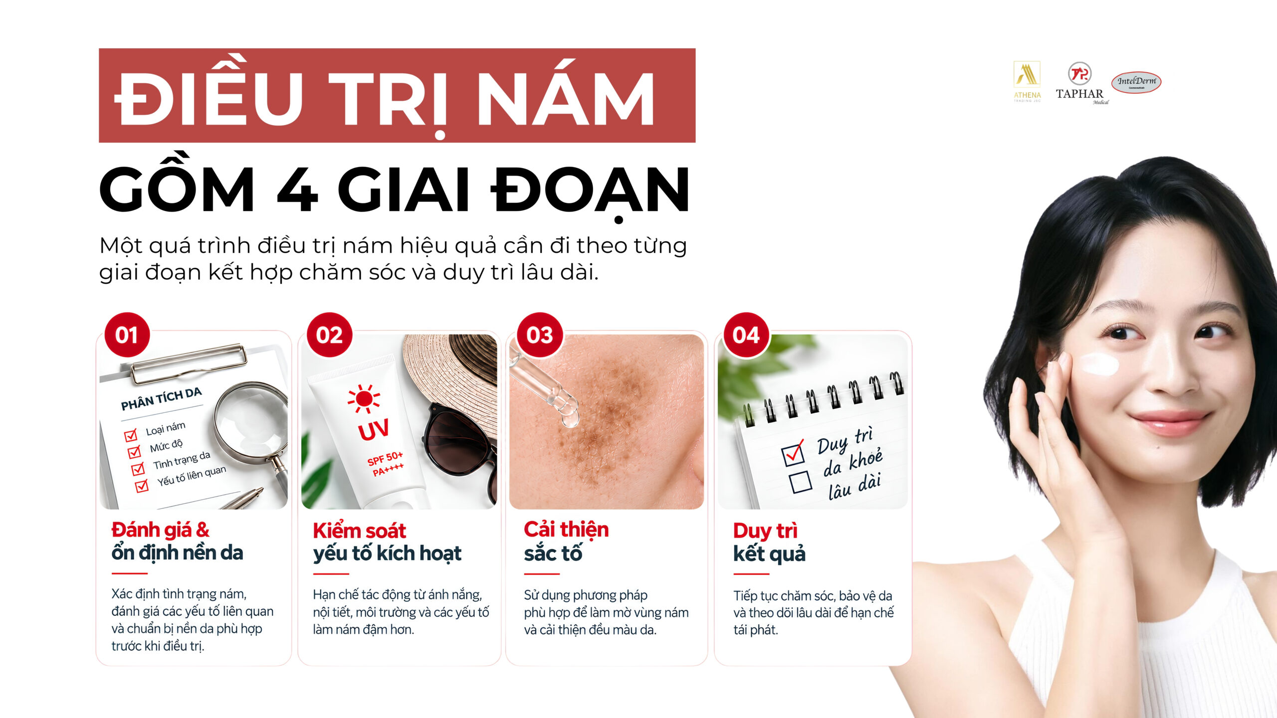 Điều trị duy trì sau khi nám đã mờ
