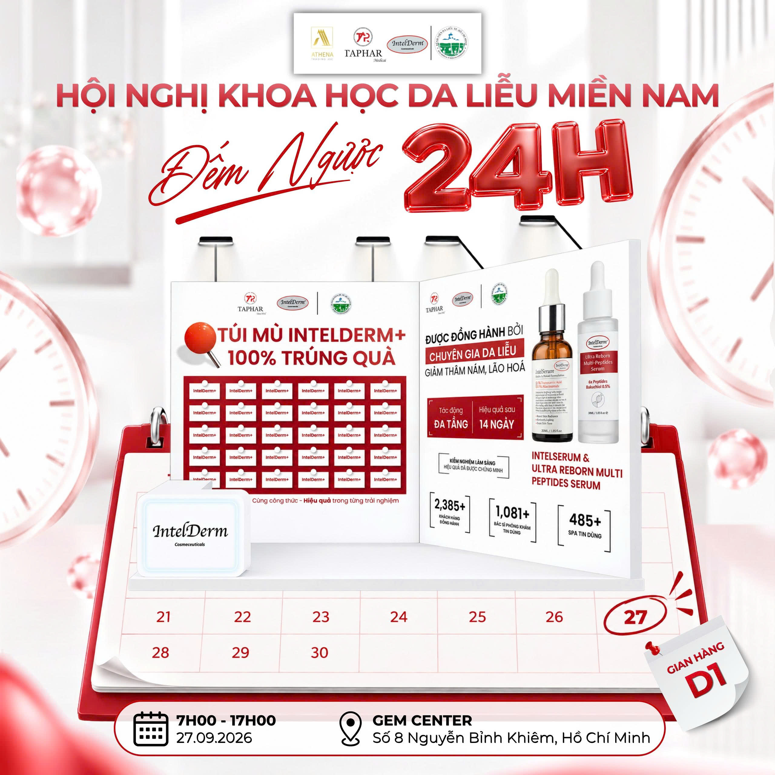  IntelDerm+ tại Hội nghị Da liễu Miền Nam 2026 với giải pháp chăm sóc da thâm nám và lão hóa