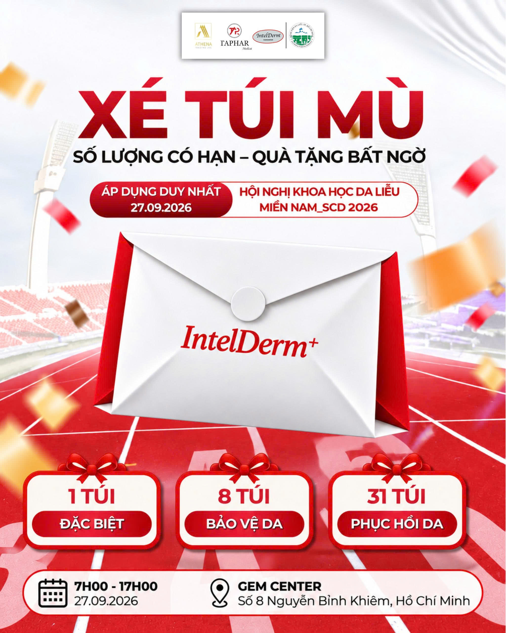 Xé túi mù IntelDerm+ tại Hội nghị Khoa học Da liễu Miền Nam 2026