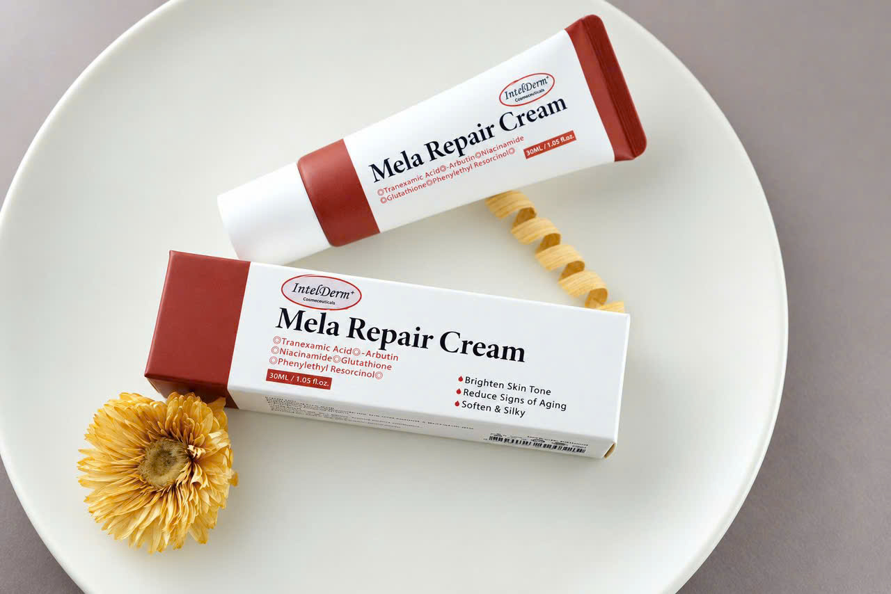 MELA REPAIR CREAM 30ML – KEM SÁNG DA, GIẢM SẮC TỐ ĐA CƠ CHẾ & HỖ TRỢ GIẢM THÂM NÁM7