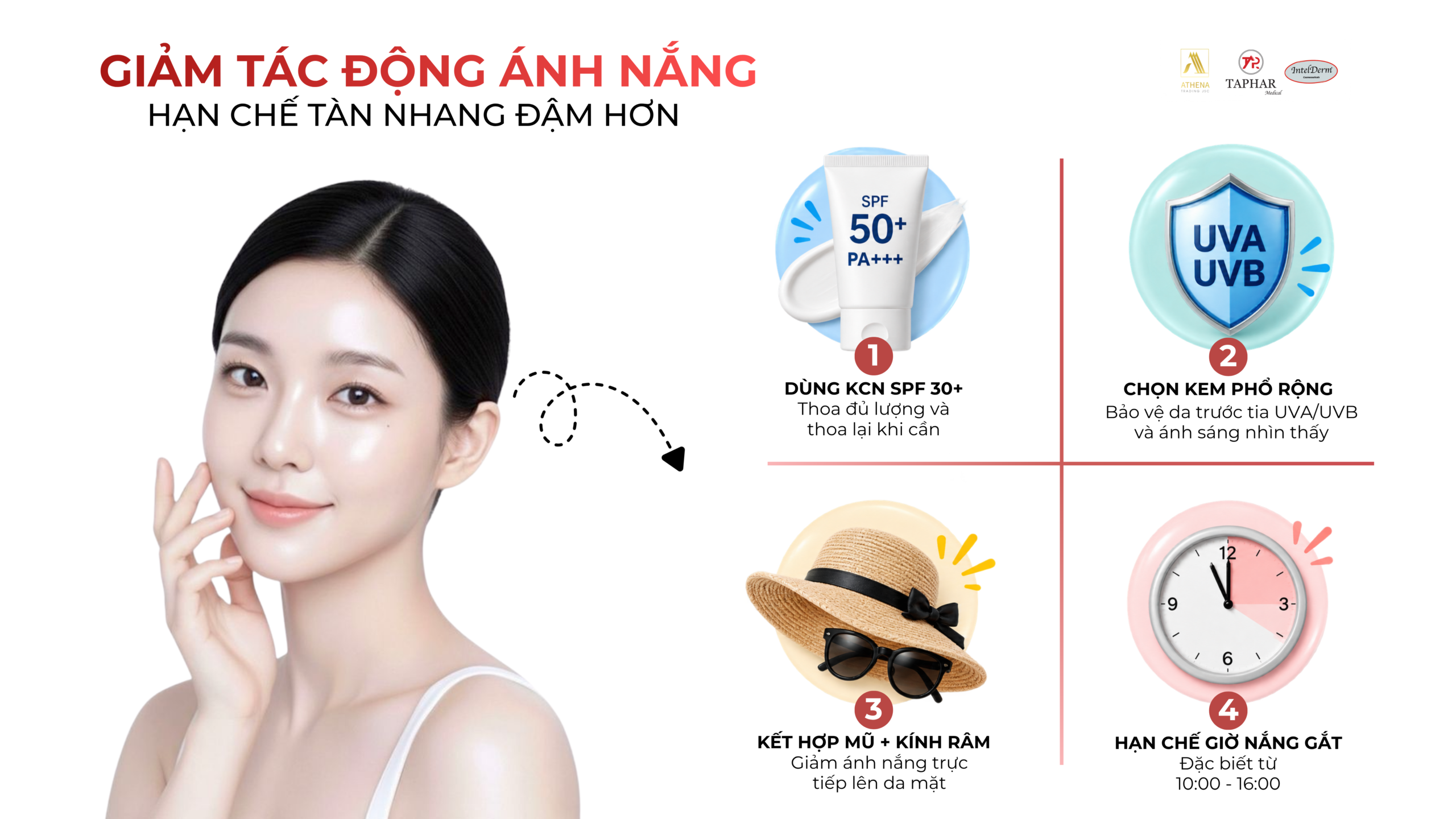 Chống nắng cho da tàn nhang để hạn chế tàn nhang đậm hơn