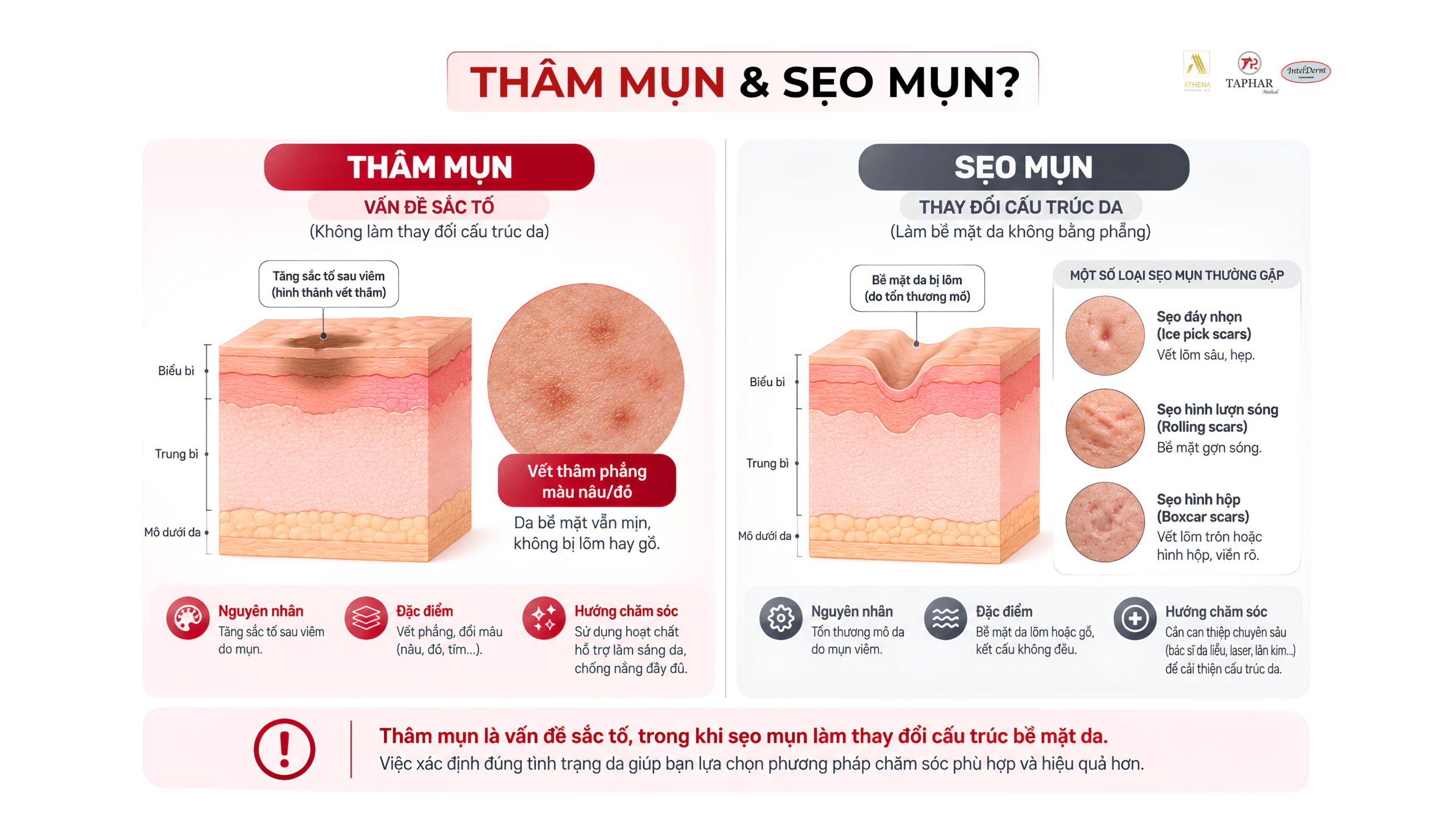 phân biệt thuốc trị thâm mụn và gel trị sẹo mụn